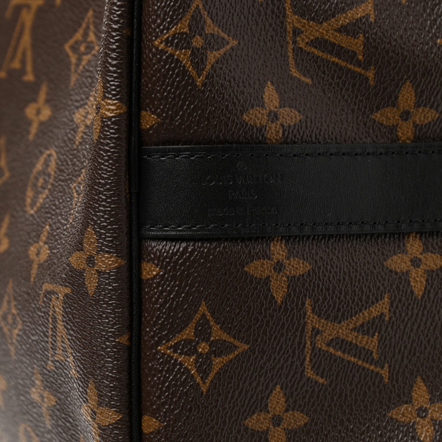 Louis Vuitton Monogram Macassar Keepall Bandouliere 45 6 of 10