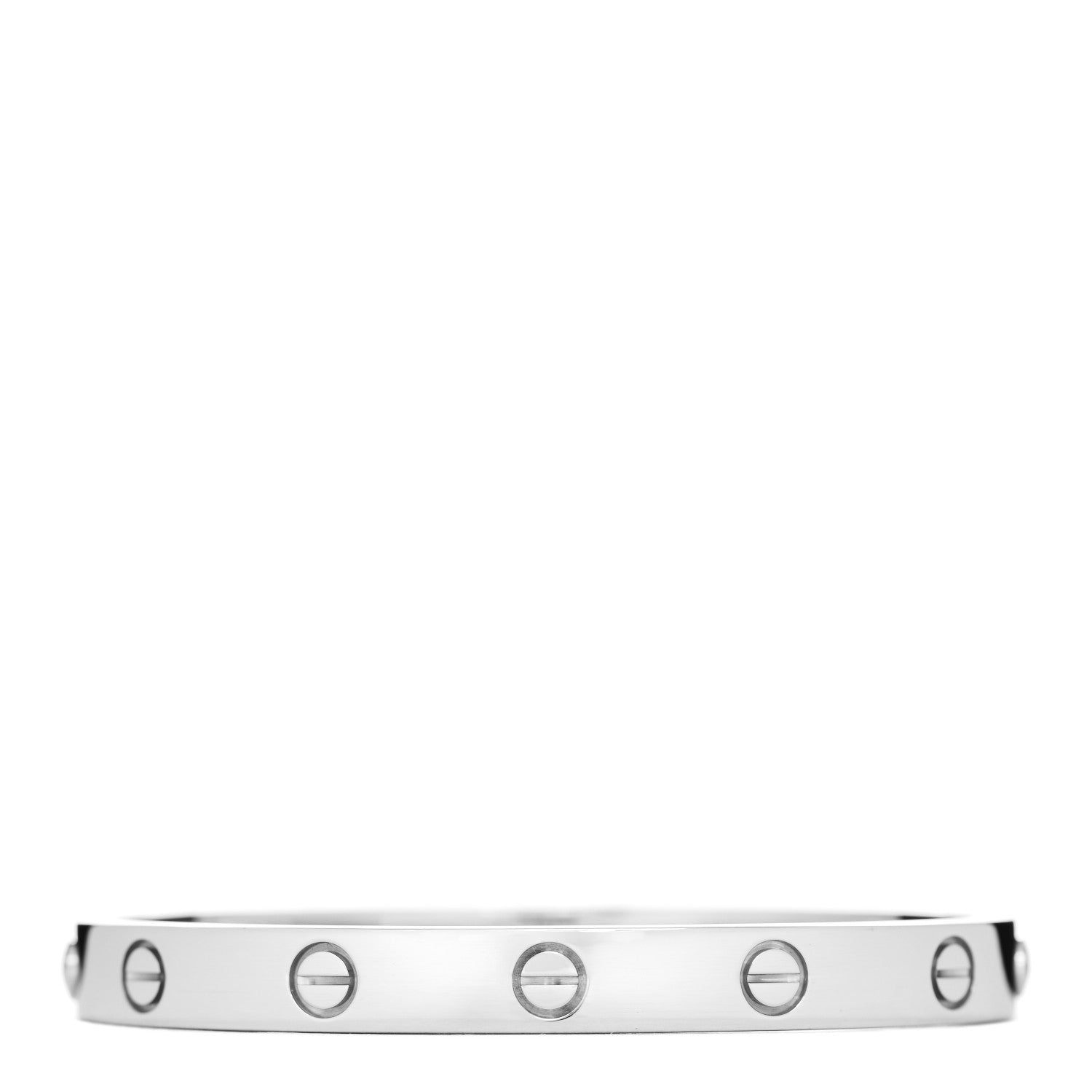 Cartier 18K White Gold LOVE Bracelet 16 1 of 4