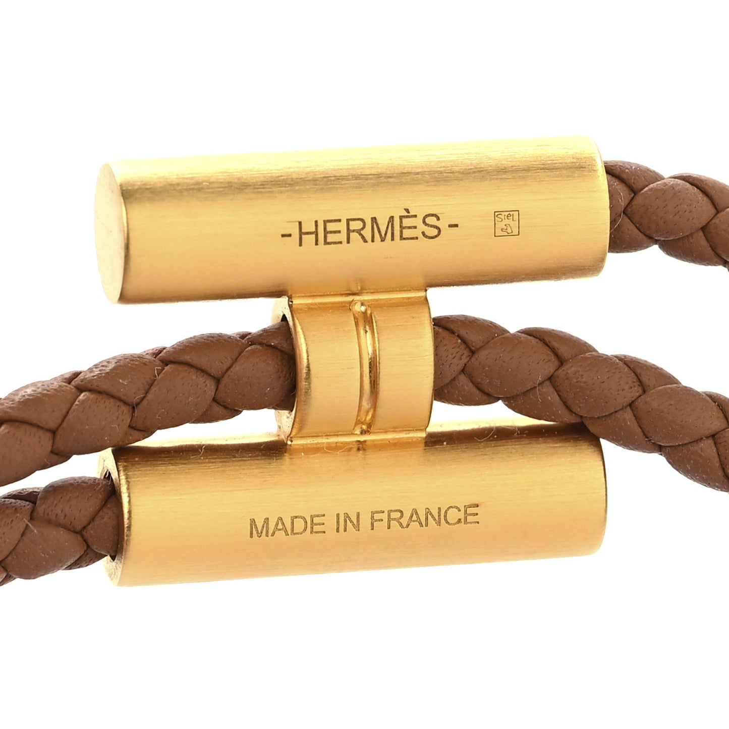 Swift Double Wrap Cord Tournis Tresse Bracelet Gold