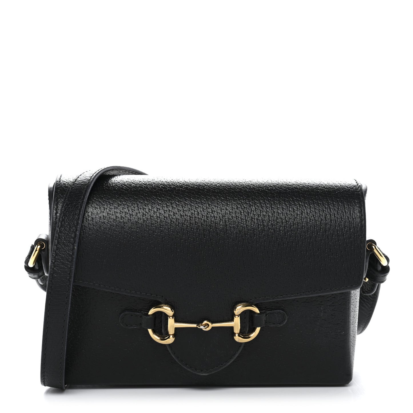 Calfskin Horsebit 1955 Shoulder Bag Black
