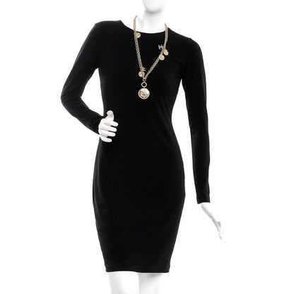 Chanel CC Coco Camellia Coin Necklace Gold 2 of 12