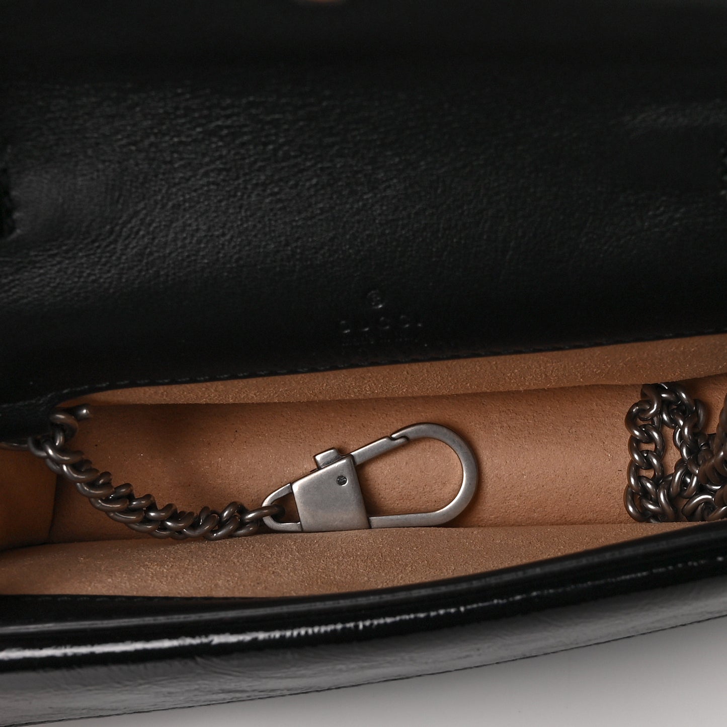 Velvet GG Monogram Super Mini Dionysus Shoulder Bag Black