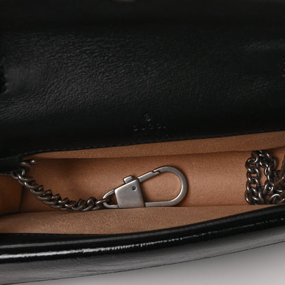 Gucci Velvet GG Monogram Super Mini Dionysus Shoulder Bag Black 4 of 7