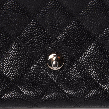 Chanel Caviar Quilted Jumbo Single Flap Black 10 of 17