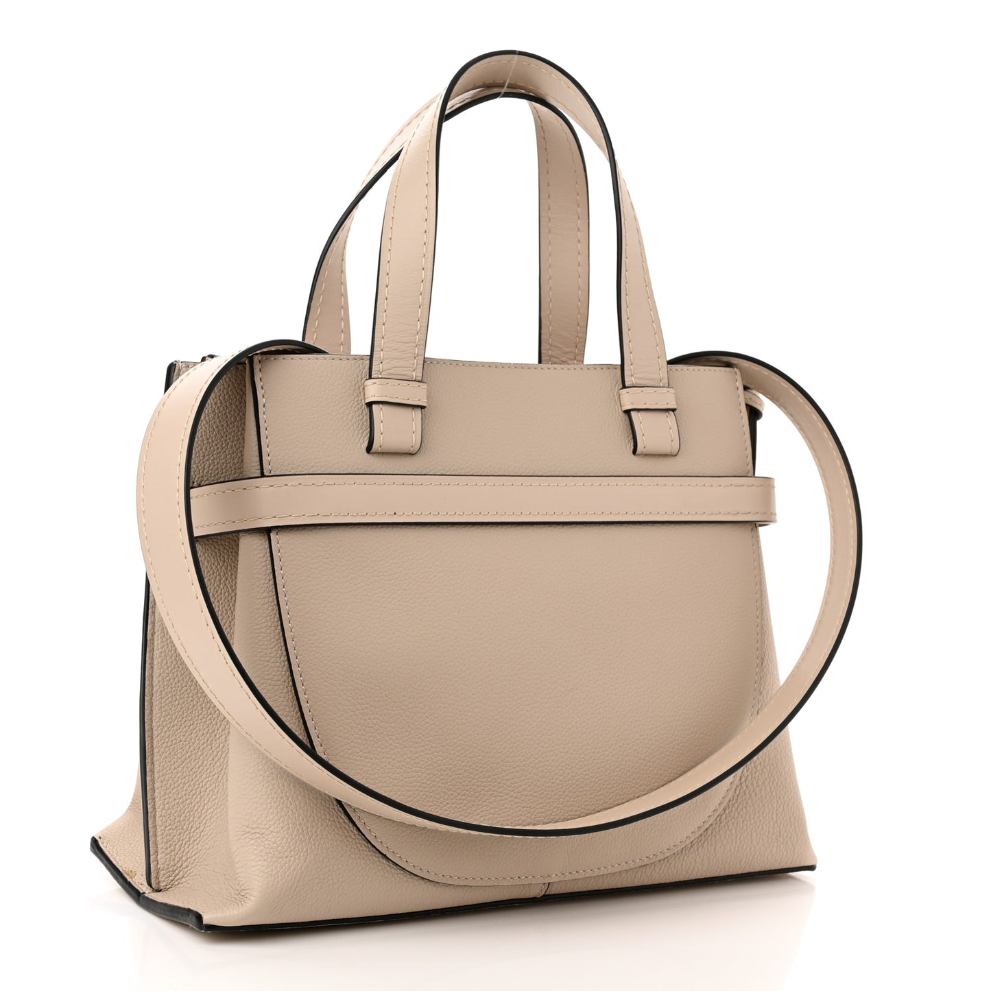 Calfskin Small Gate Tote Beige
