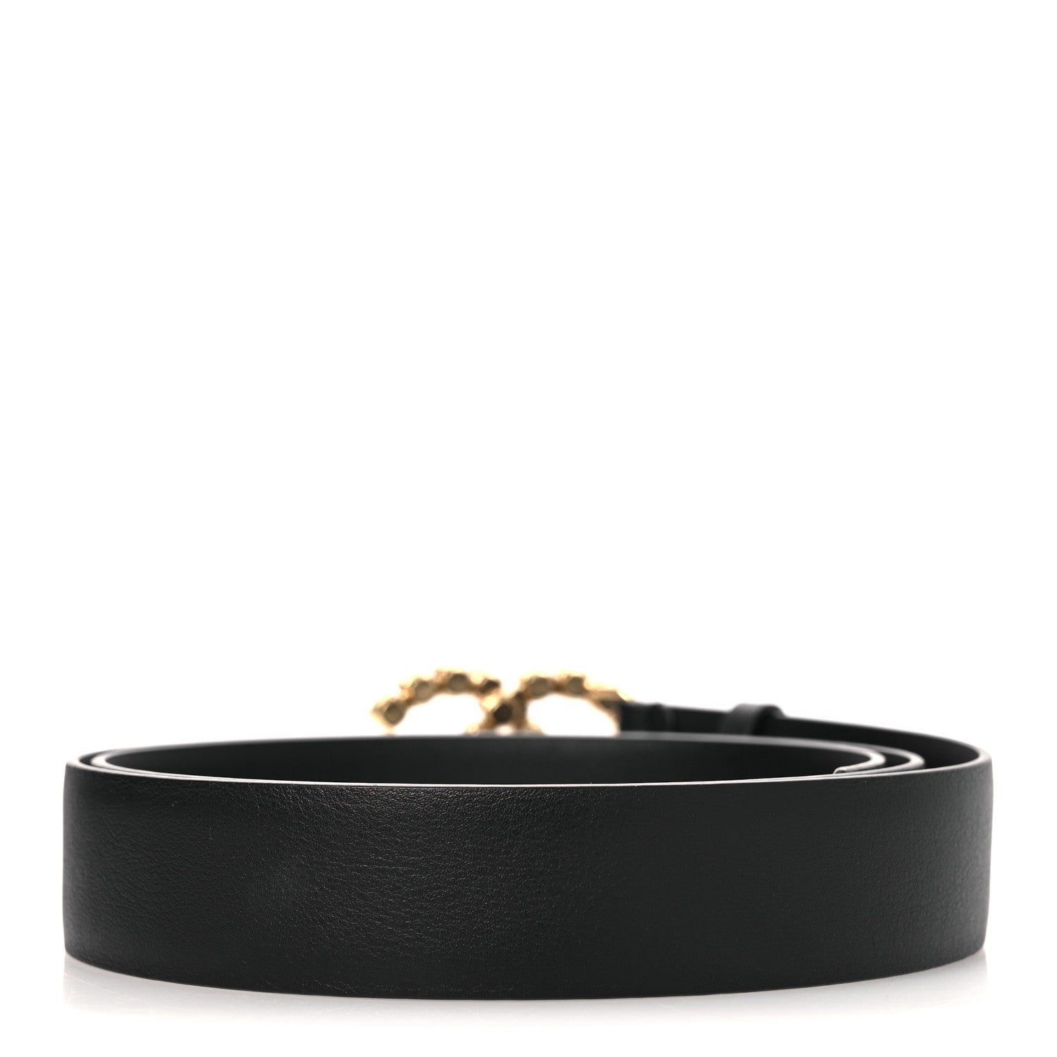 Chanel Calfskin Crystal CC Belt 85 34 Black Multicolor 2 of 9