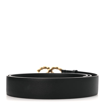 Chanel Calfskin Crystal CC Belt 85 34 Black Multicolor 2 of 9