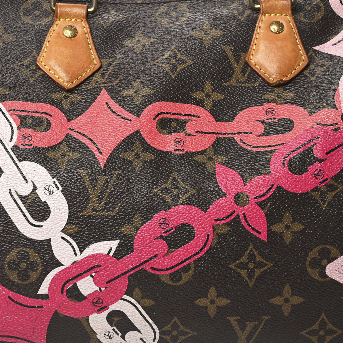 Louis Vuitton Monogram Bay Speedy 30 Rose Ballerine Poppy 8 of 11