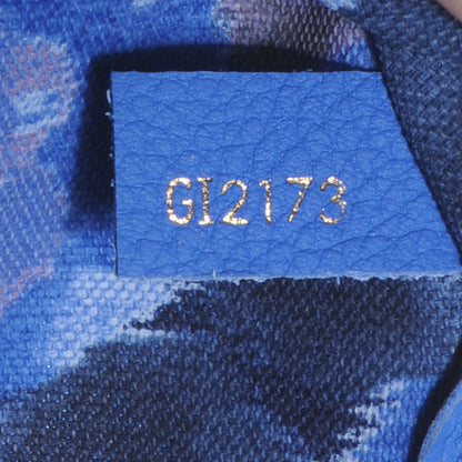 Louis Vuitton Monogram Articles de Voyage Ikat Neverfull MM Grand Blue 7 of 7