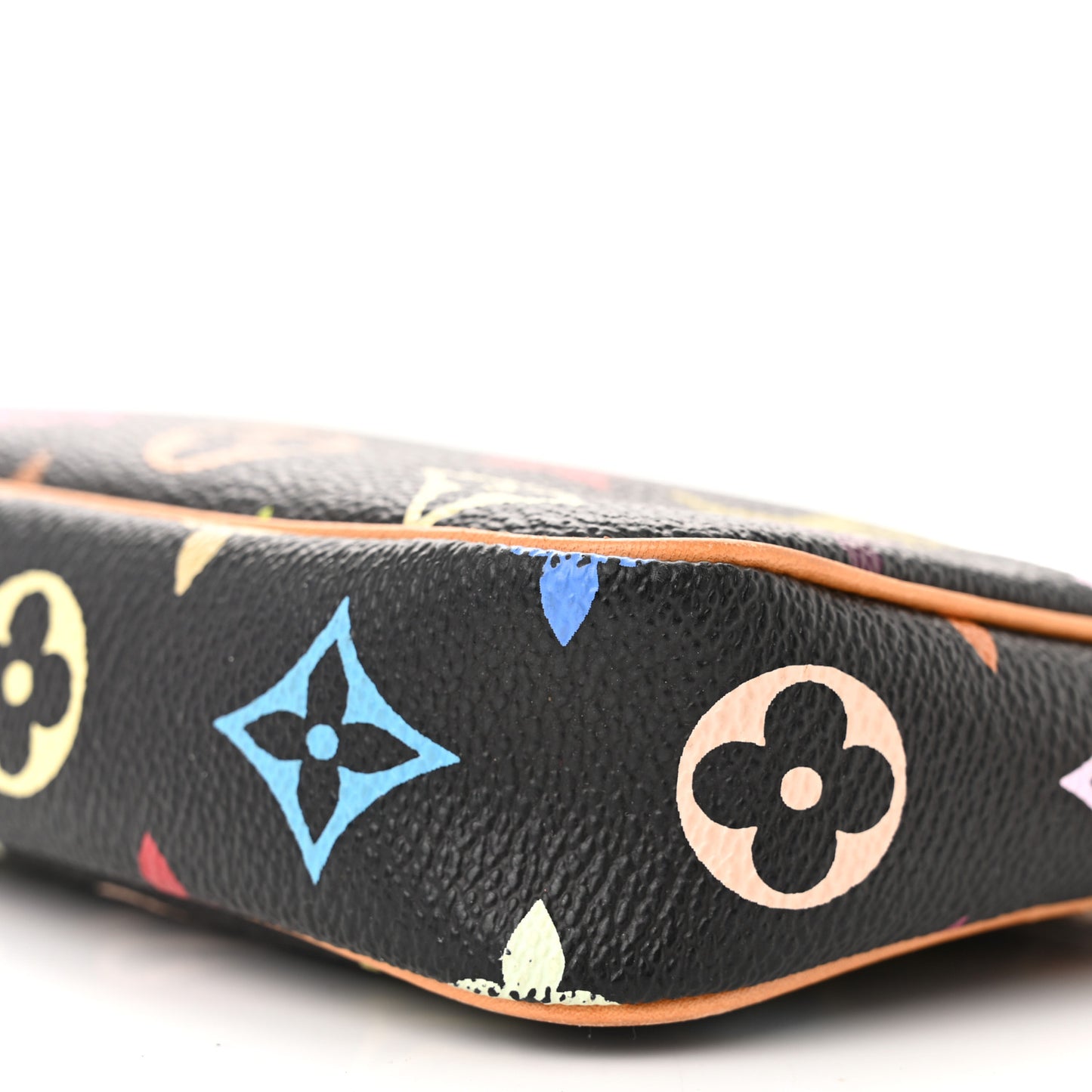 Monogram Multicolor Pochette Accessories Black