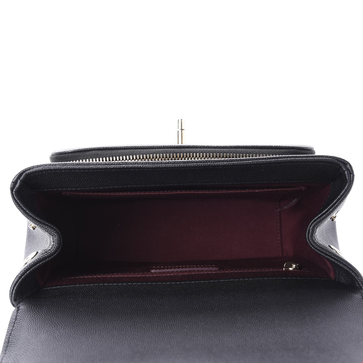 Caviar Quilted Medium Business Affinity Flap Black