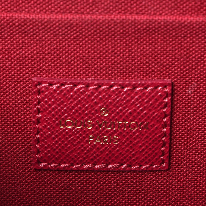 Louis Vuitton Monogram Pochette Felicie Chain Wallet Fuchsia 9 of 12