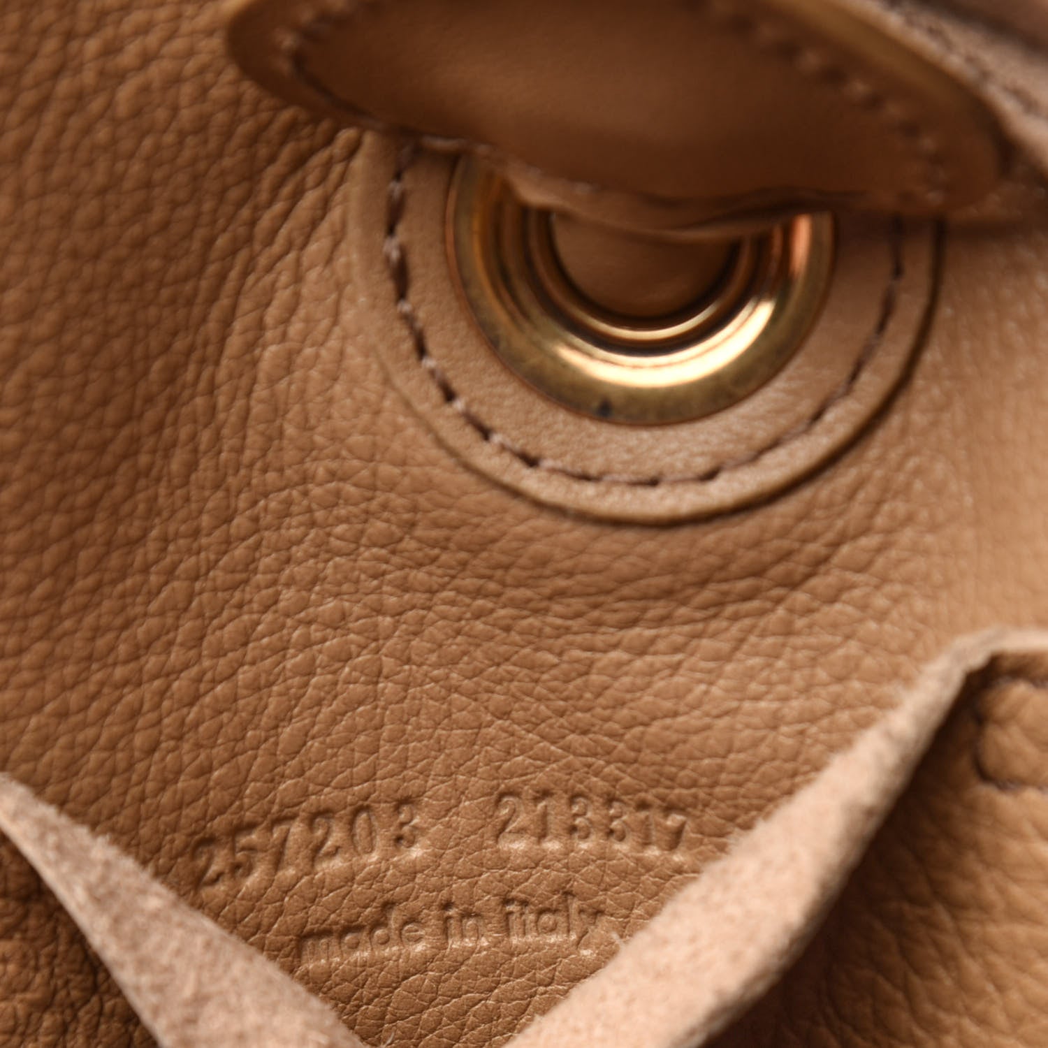 Saint Laurent Calfskin Lucky Chyc Boston Beige 7 of 12