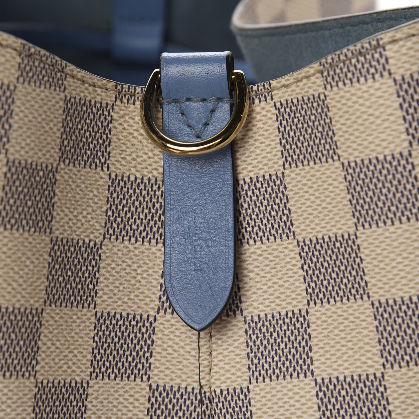 Damier Azur Neonoe MM Bleuet