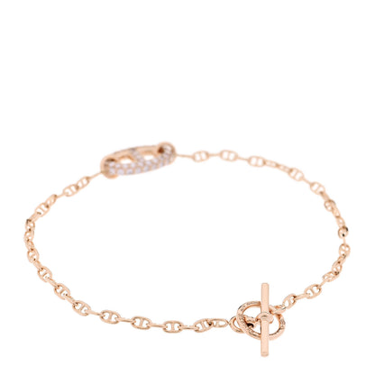 Hermes 18K Rose Gold Diamond Farandole Bracelet ST 2 of 5
