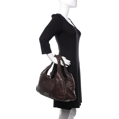 Chanel Calfskin Chain Hobo Brown 2 of 11