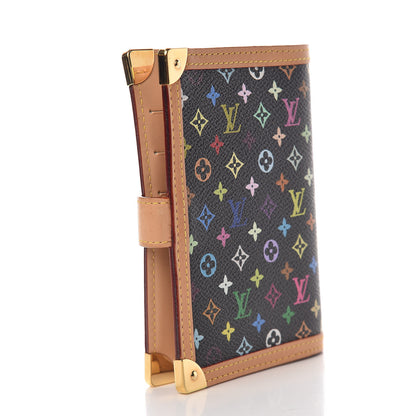 Louis Vuitton Monogram Multicolor Small Ring Agenda Cover Black 3 of 7