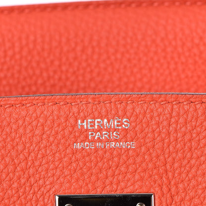 Hermes Togo Birkin 30 Capucine 17 of 36