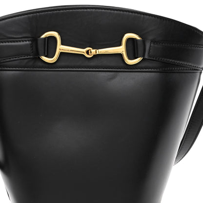Celine Calfskin Crecy Bucket Bag Black 8 of 10