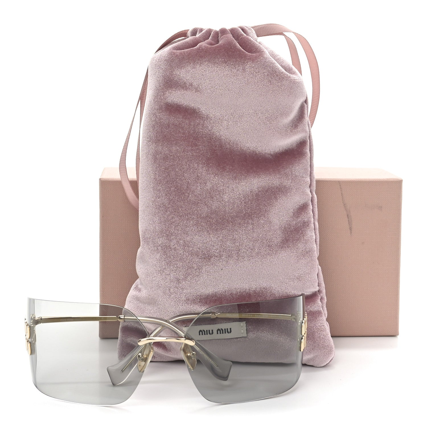 Miu Miu Metal Runway Sunglasses SMU54Y Gold 7 of 7