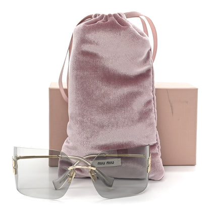 Miu Miu Metal Runway Sunglasses SMU54Y Gold 7 of 7