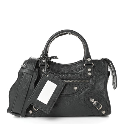 Balenciaga Agneau Giant 12 Silver Hardware Mini City Gris Fossile 2 of 10