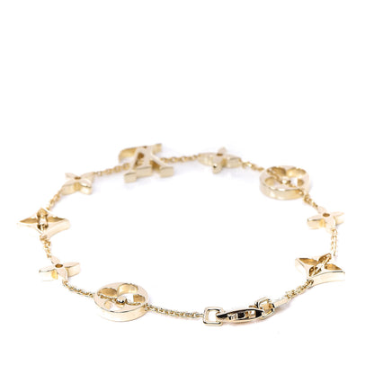 Louis Vuitton 18K Yellow Gold Monogram Bracelet 3 of 4