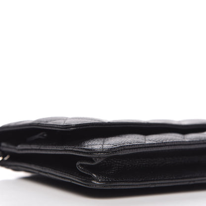 Chanel Caviar Quilted Wallet On Chain WOC Black 6 of 12