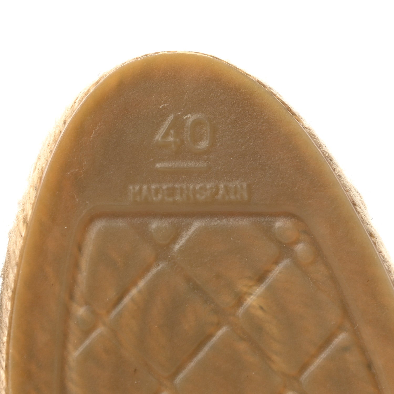 Chanel Iridescent Goatskin Patent CC Espadrille Mules 40 Black 7 of 9