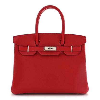 Hermes Epsom BIRKIN 30 Rouge Casaque 1 of 11
