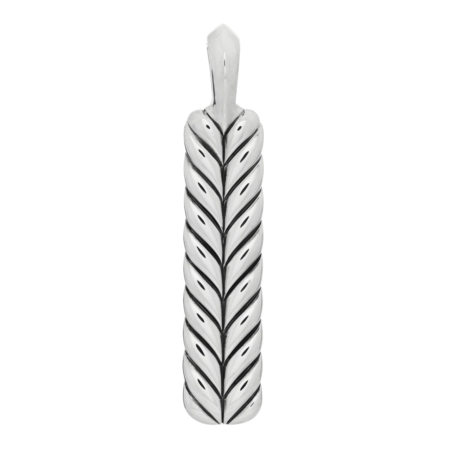 David Yurman Sterling Silver Chevron Ingot Tag Pendant 1 of 3