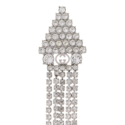Gucci Crystal Triangle Tassel Single Drop Earring 3 of 6