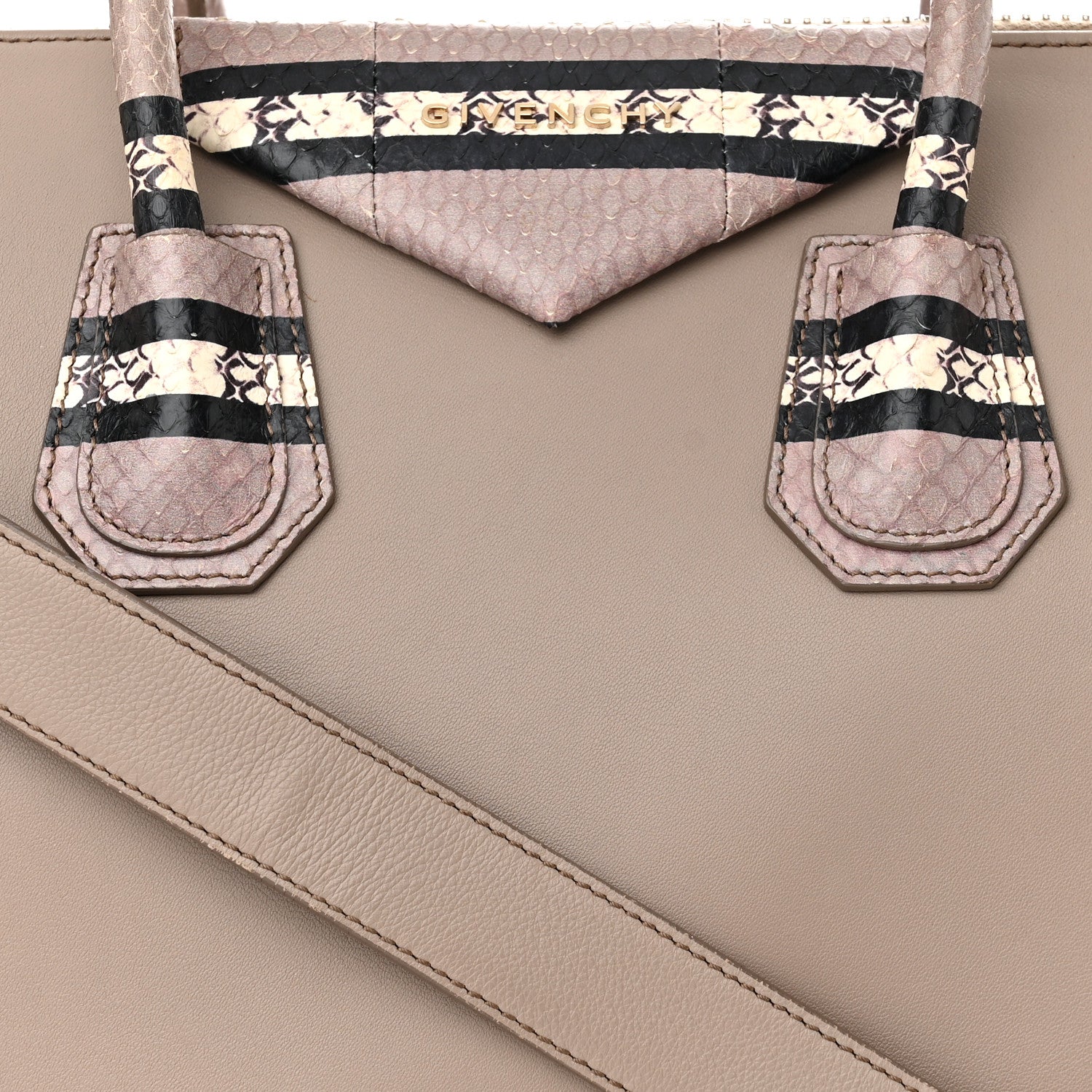 Givenchy Calfskin Ayers Trim Medium Antigona Grey 8 of 21