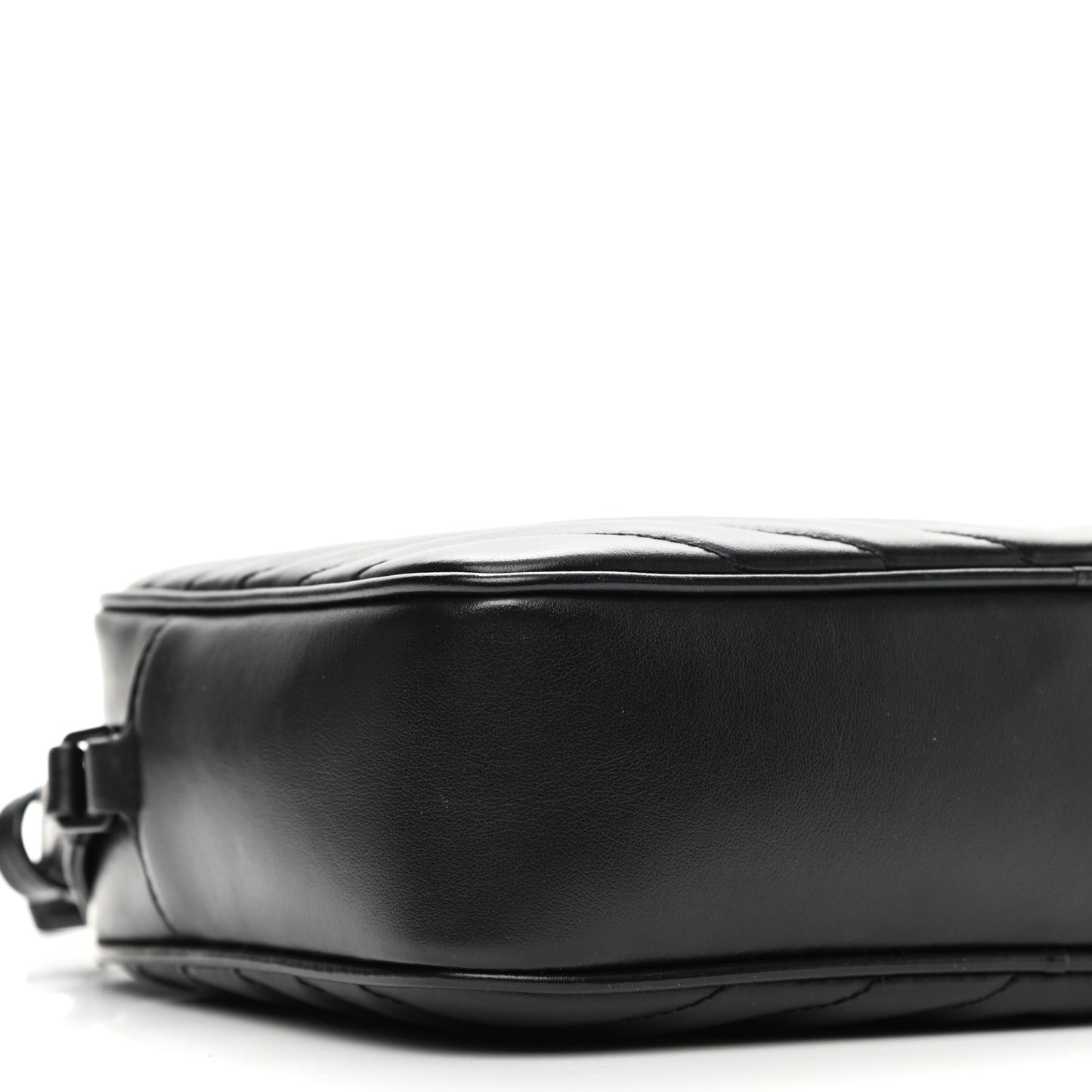 Calfskin Matelasse Monogram Lou Camera Bag Black