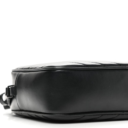 Saint Laurent Calfskin Matelasse Monogram Lou Camera Bag Black 9 of 10