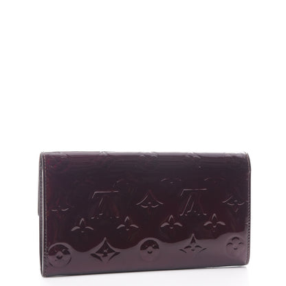 Louis Vuitton Vernis Sarah Wallet Amarante 3 of 9
