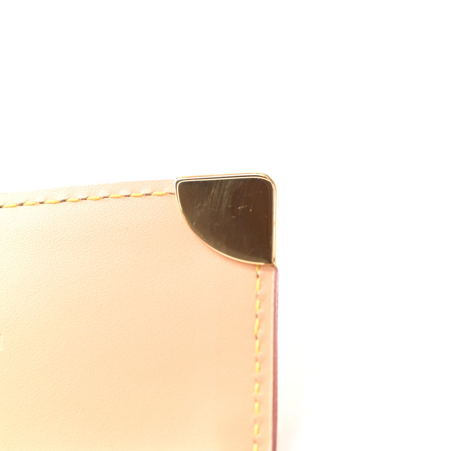 Monogram Multicolor Porte-Monnaie Plat Coin Purse White