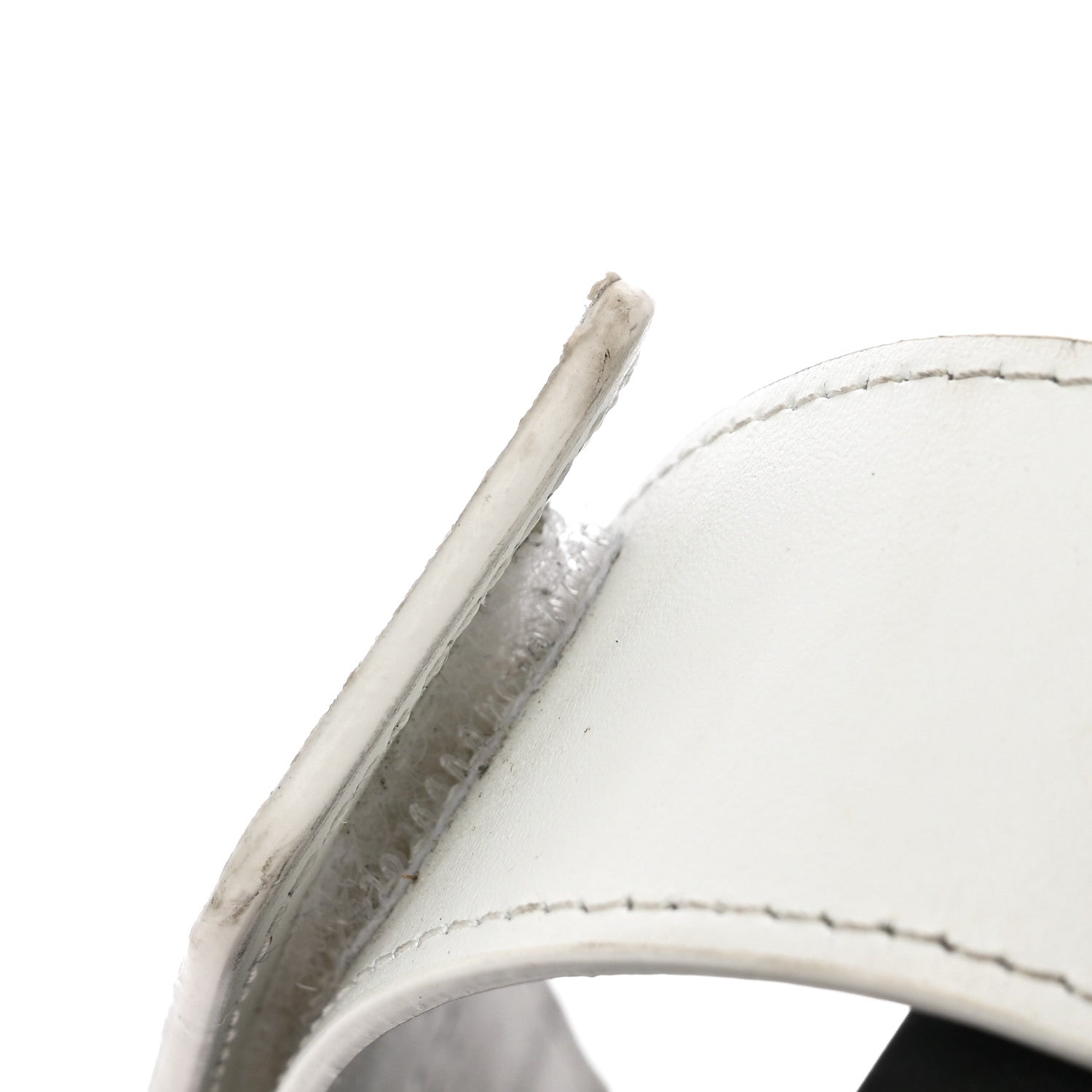 Hermes Calfskin Womens Chypre Sandals 37.5 White 21 of 23