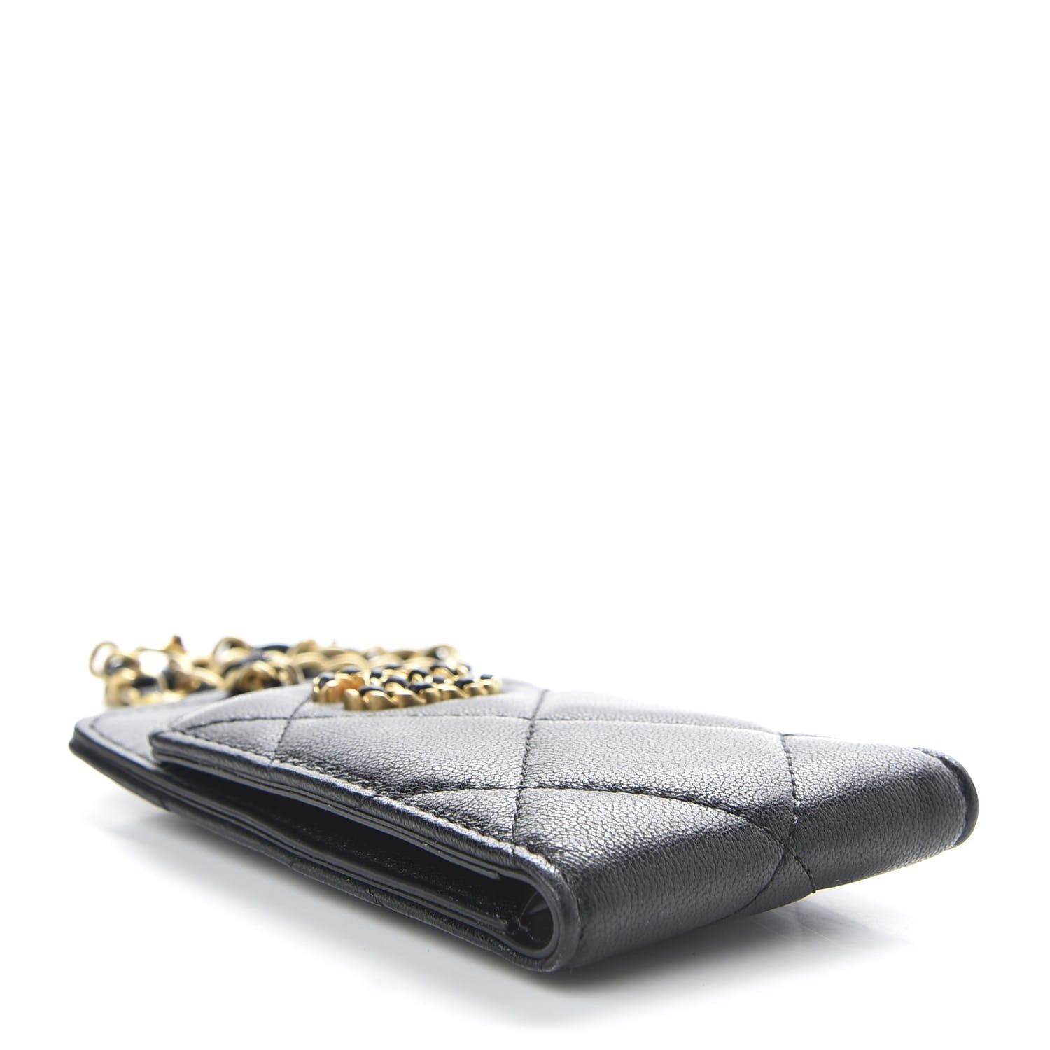 Chanel Lambskin Quilted 19 Luggage Tag Black 4 of 8