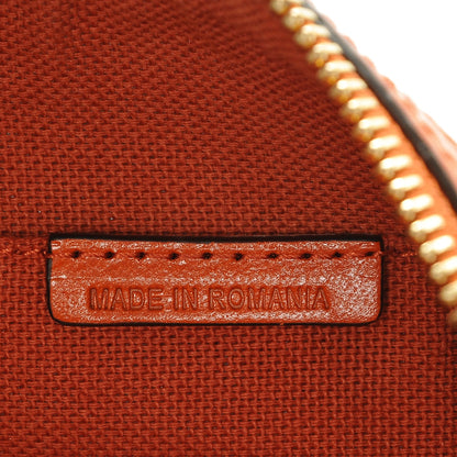 Burberry Haymarket Check Mini Blaze Crossbody Bag Burnt Amber 7 of 8