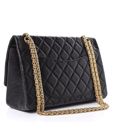 Chanel Aged Calfskin Quilted 2.55 Reissue 226 Flap Black 3 of 9