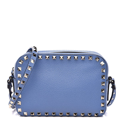 Valentino Garavani Grained Calfskin Rockstud Camera Crossbody Bag Angel 1 of 10