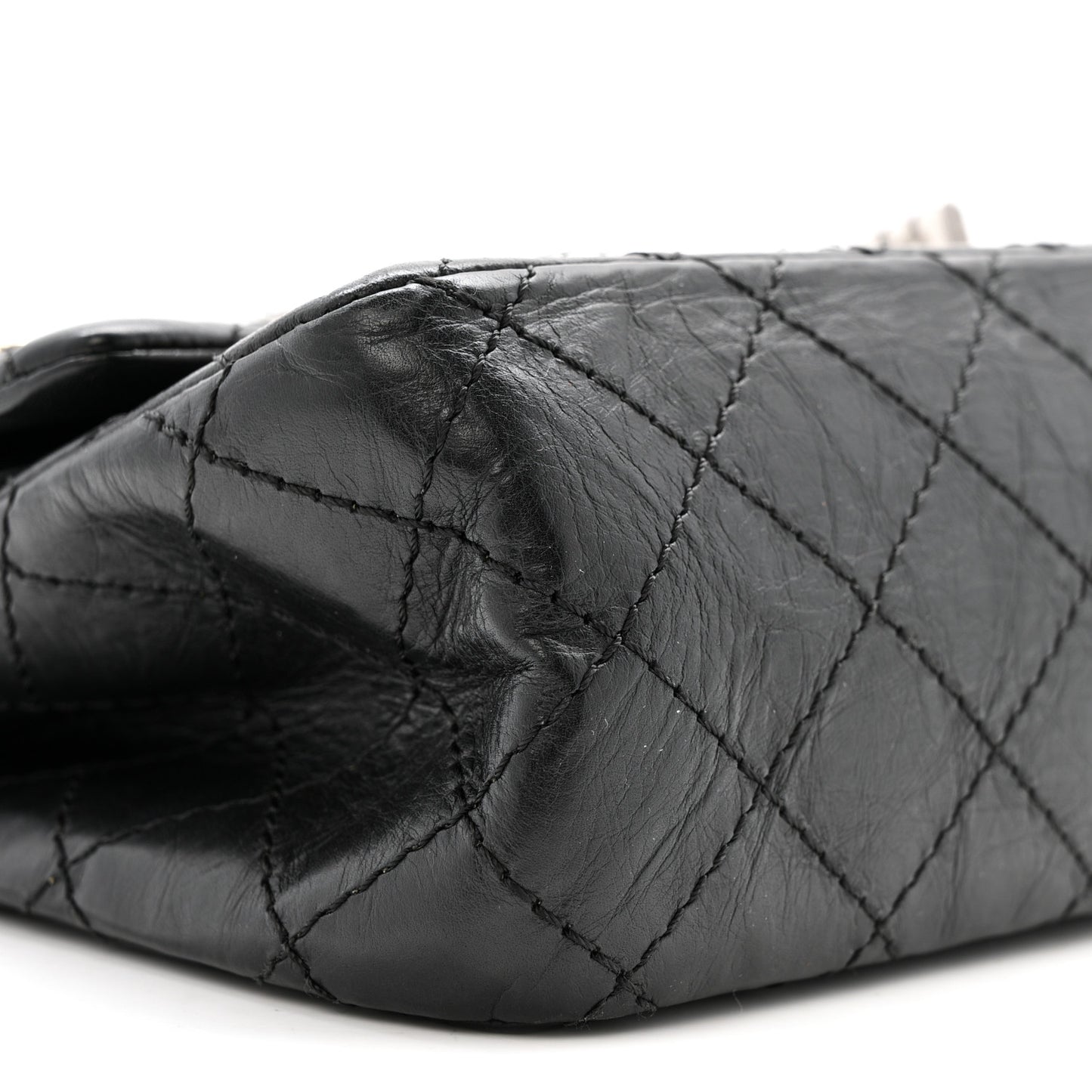 Aged Calfskin Lucky Charms 2.55 Reissue 225 Flap Black