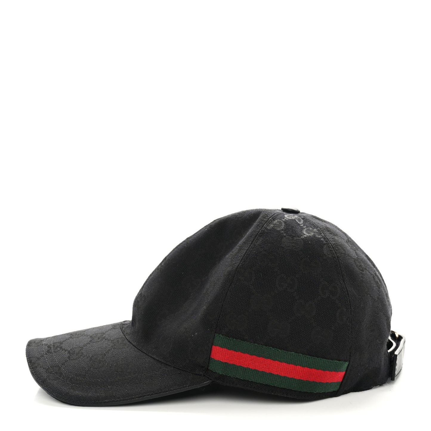 Monogram Web Baseball Hat XL Black