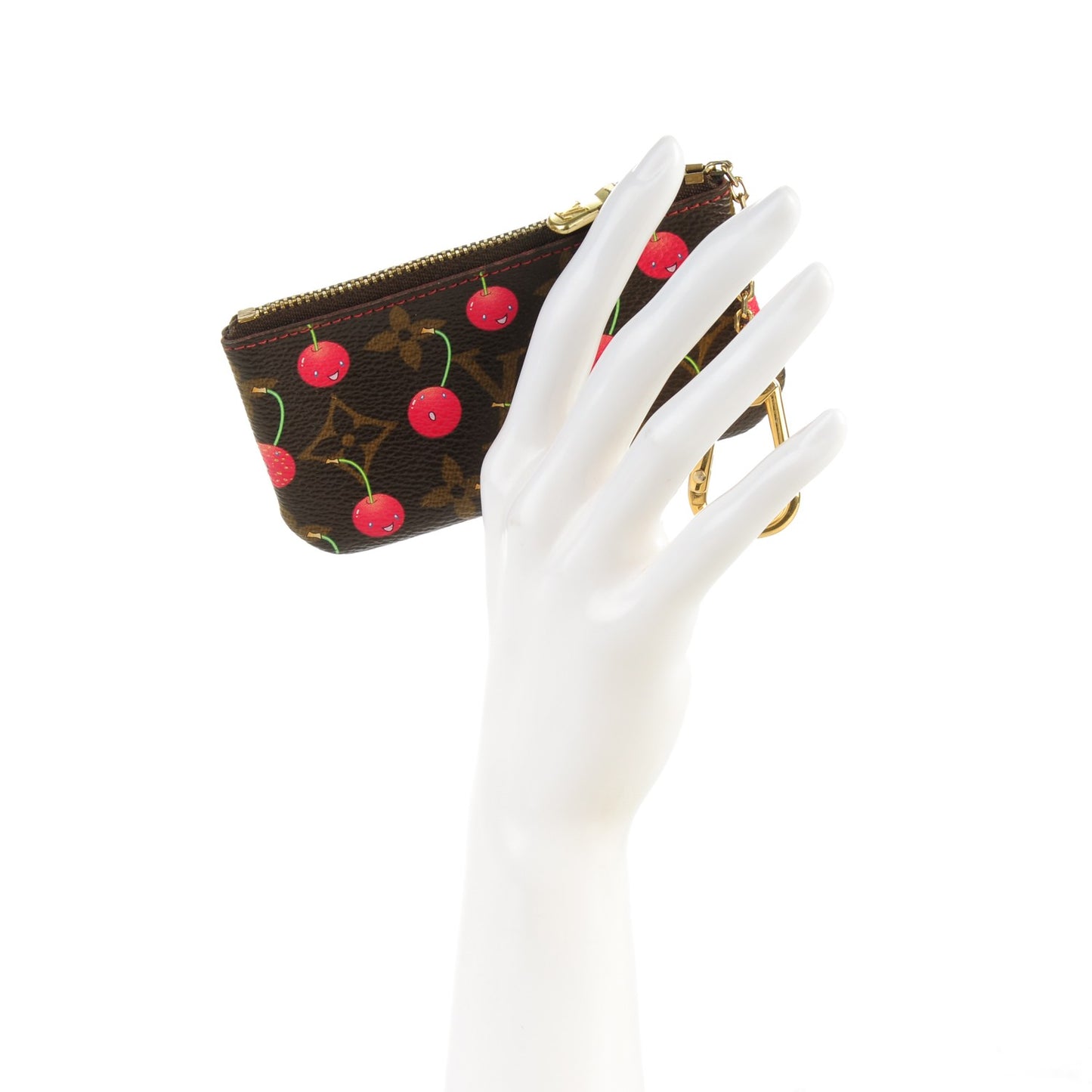 Monogram Cerises Key Pouch