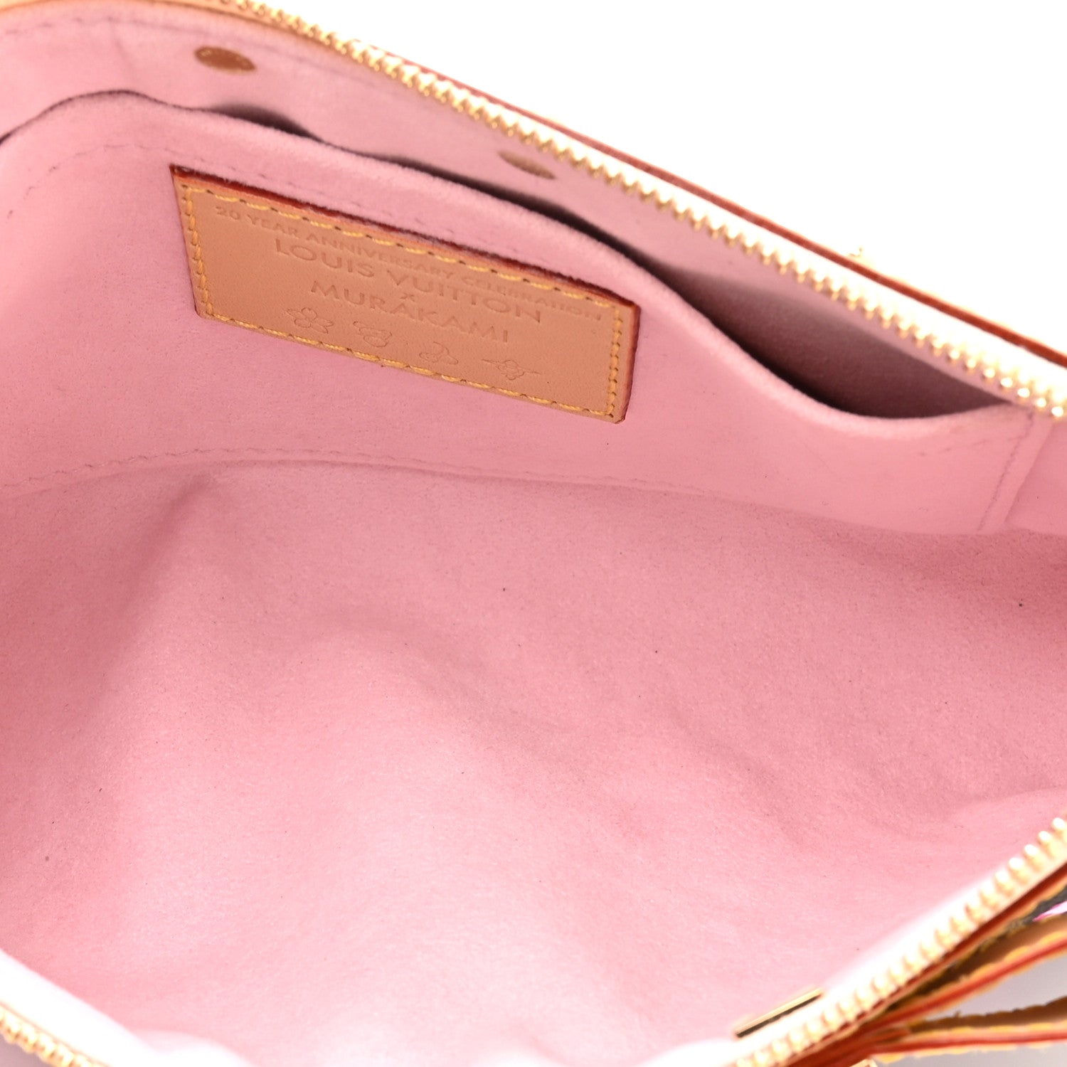 Louis Vuitton LV X TM Monogram Cherry Blossom Pochette Accessories Sakura Brown 5 of 9
