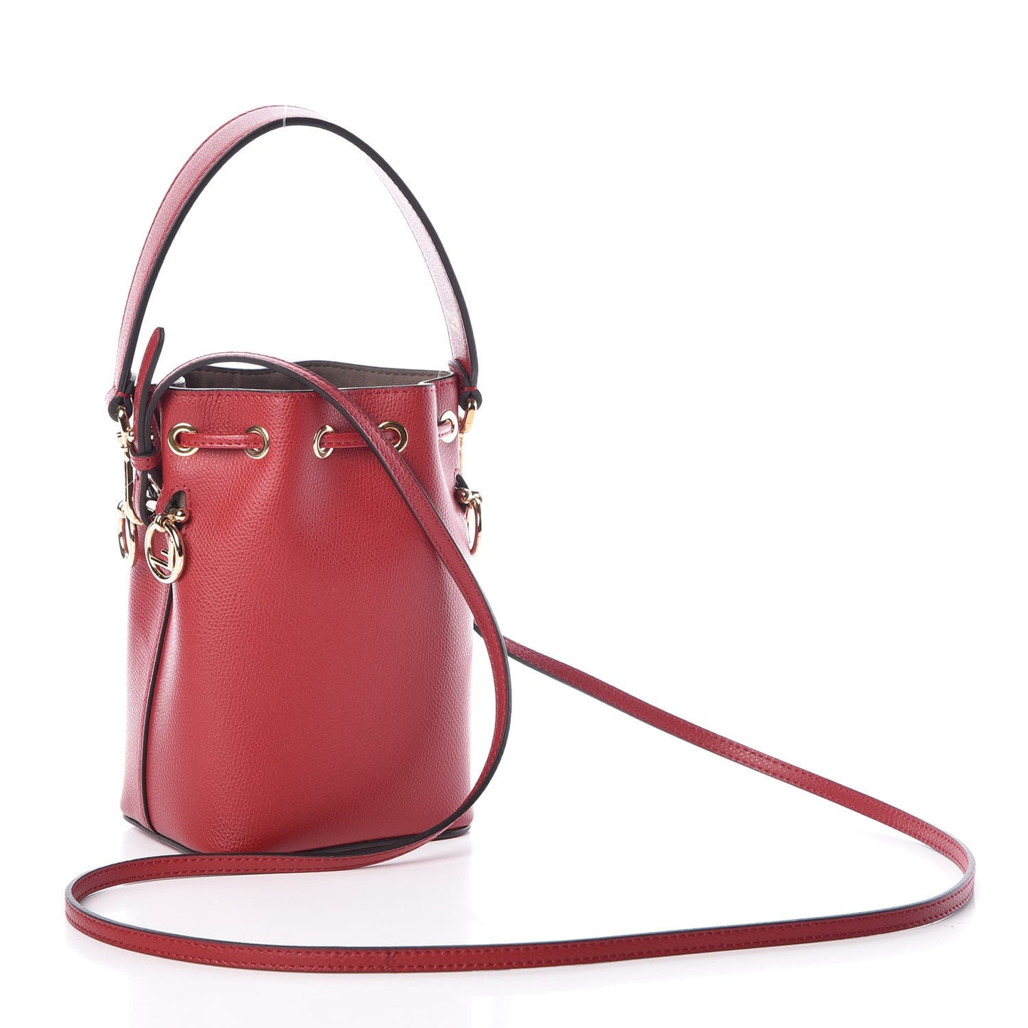Vitello Cruise F is Fendi Mini Mon Tresor Bucket Bag Fragola