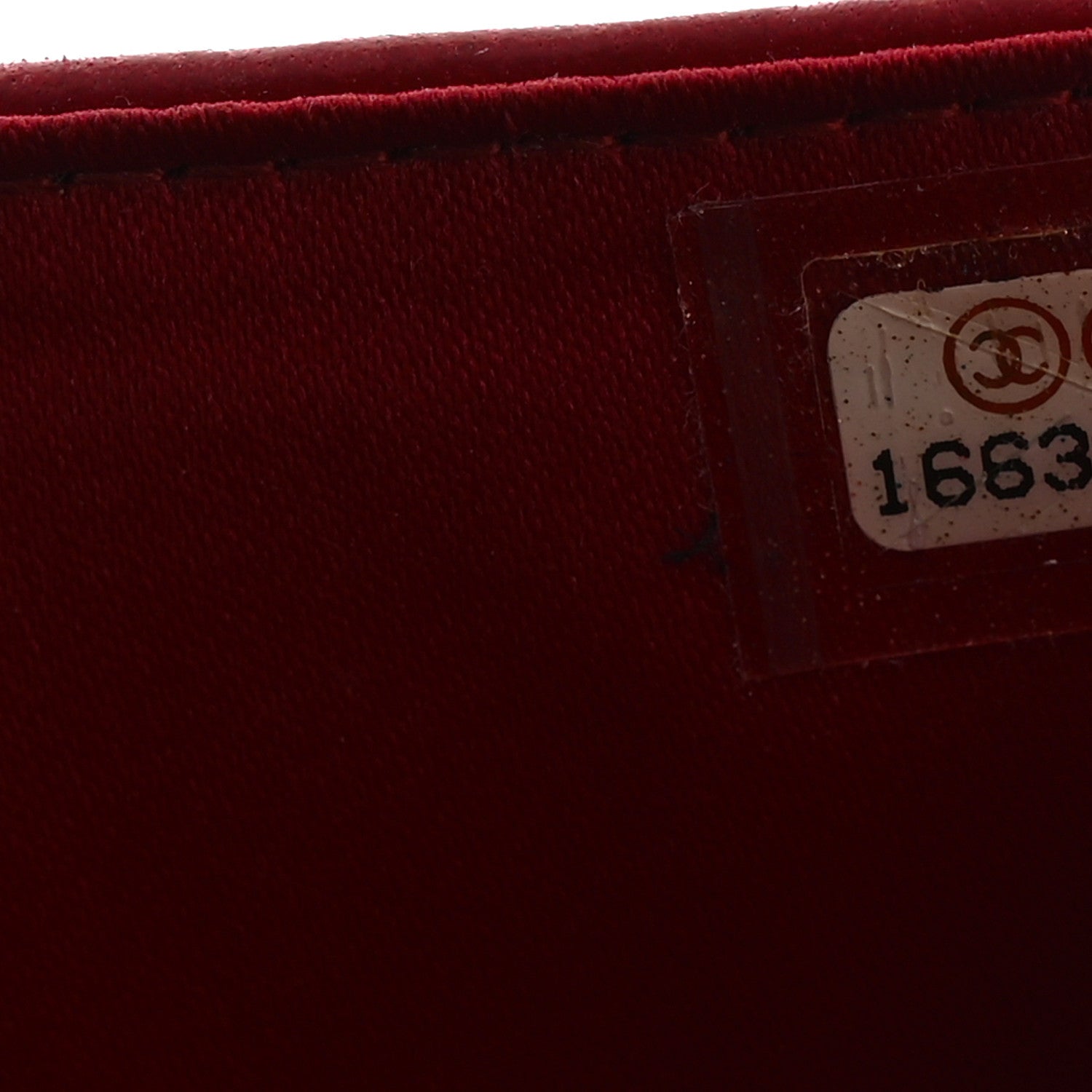 Chanel Lambskin Camellia Embossed Flap Wallet Red 7 of 11