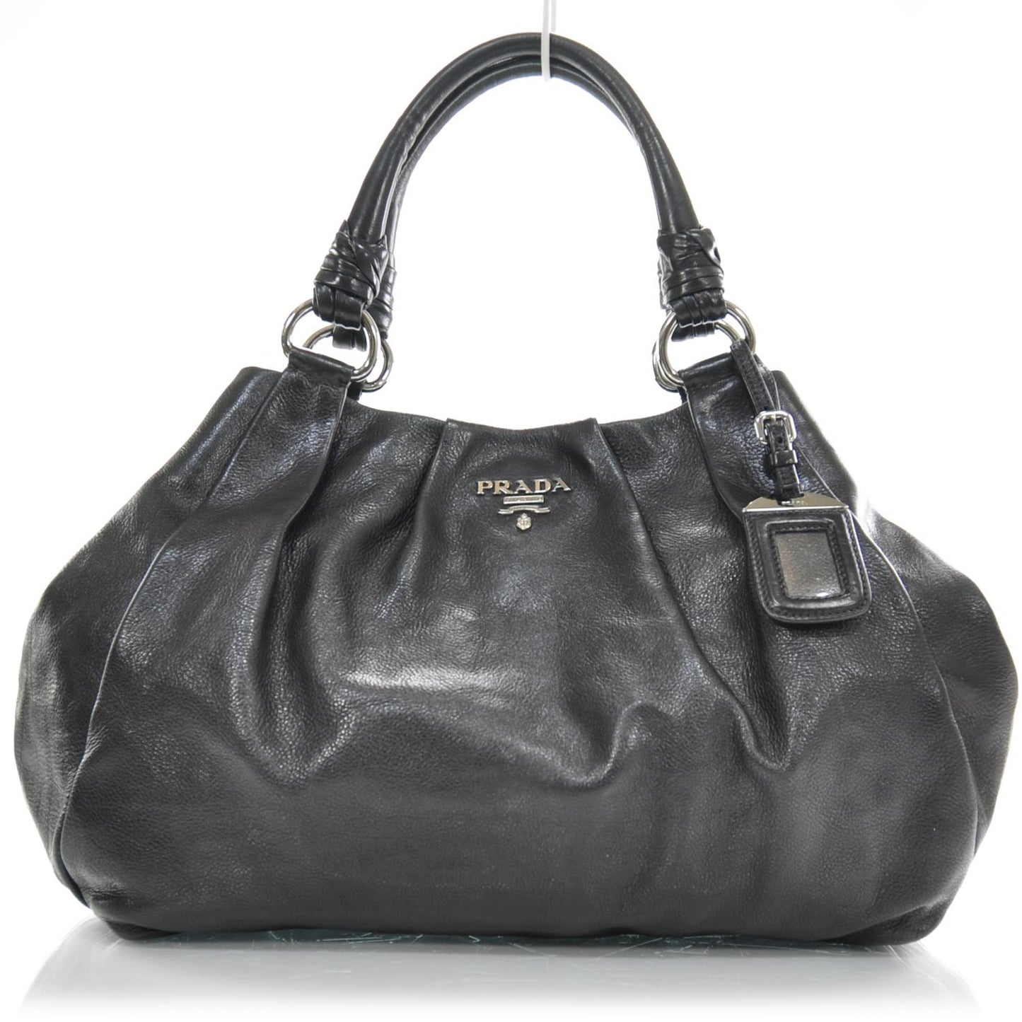 Leather Satchel Nero Black