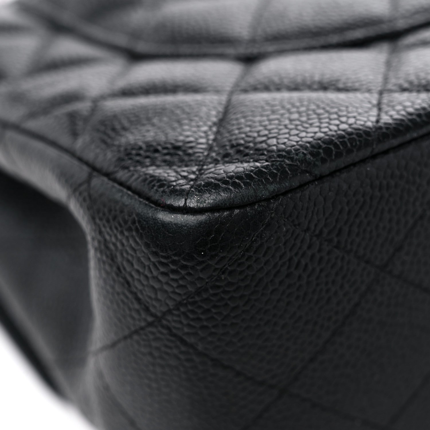 Chanel Caviar Quilted Jumbo Double Flap Black 10 of 17